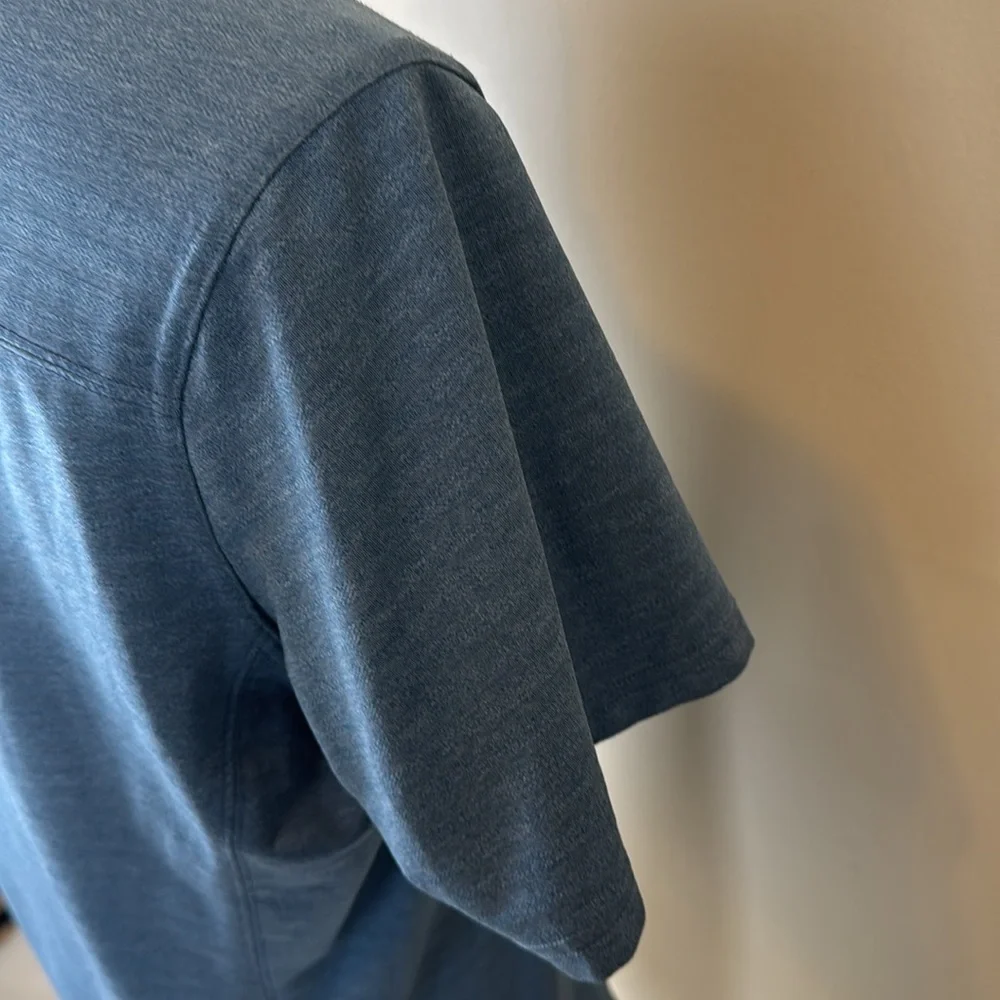 Kuhl Blue Striped Polo Shirt - Picture 7 of 7